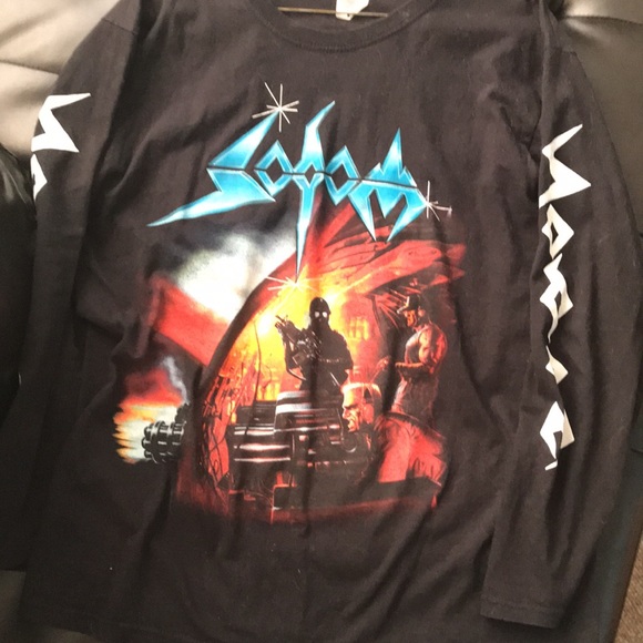 SODOM 3-SIDED L/S “AGENT ORANGE” Band Black Metal Thrash Vintage Music - Picture 2 of 2